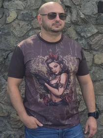 Футболки с полной запечаткой: Girls Pin Up